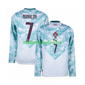 Maillot de Foot Portugal Cristiano Ronaldo 7 World Cup Extérieur 2026 Manches Longues